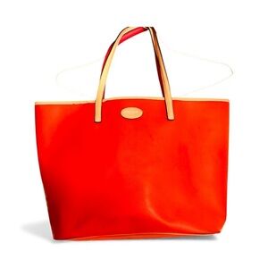 Vibrant Coach Orange Tote Bag